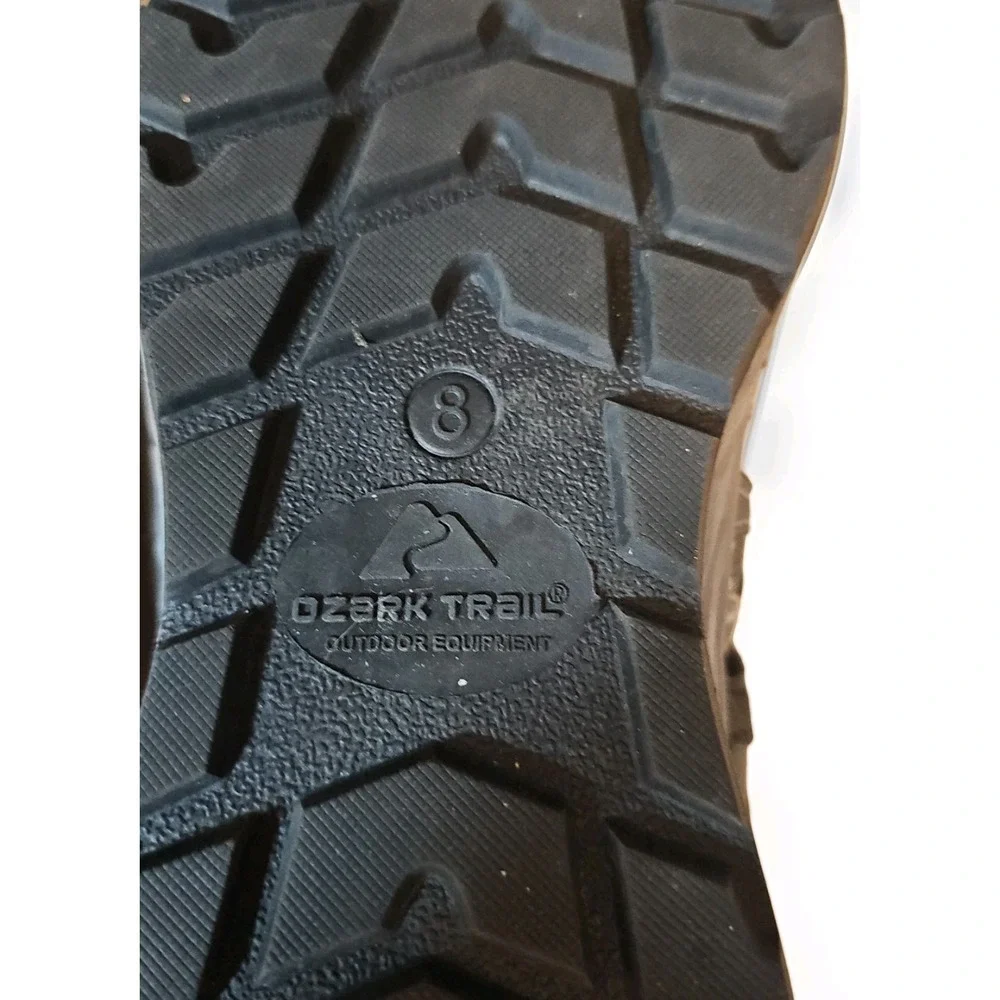 Outdoor Active Waterproof Sandals‎ Men Closed Toe Shoes Sz 8 Gray Black #249